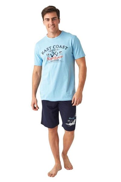 Mod Collection Printed Short Sleeve Men's Shorts Set