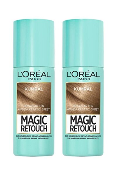 L'Oreal Paris Loreal Magic Retouch Kumral Saç Spreyi X2