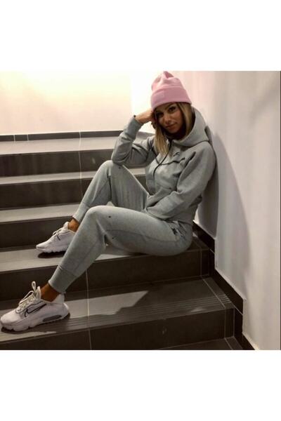 Nike Sportswear Tech Fleece Essential Hr Pant Kadın Eşofman Altı-cw4292-063