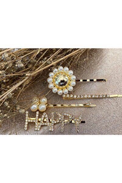 Markiz Takı مجموعة إبزيم Happy Quadruple