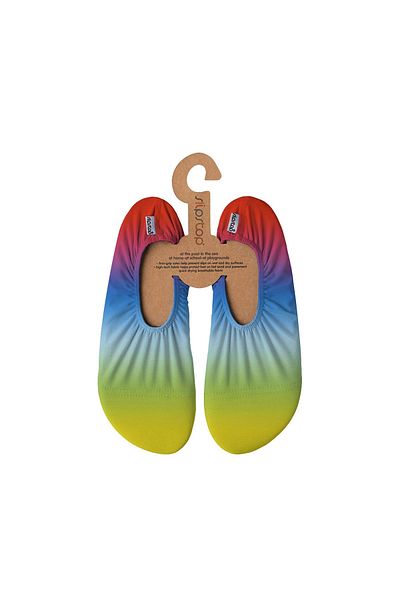 SLIPSTOP Pantofi de mare și piscină anti-alunecare Rainbow