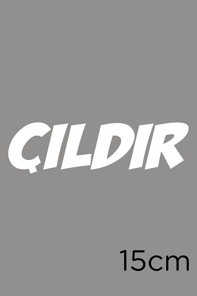 MIGNATIS Çıldır Scriere Autocolant pentru Vehicul și Perete 15cm - Alb