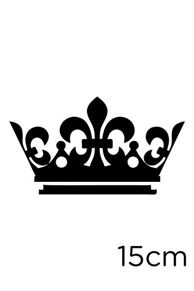 MIGNATIS King King Crown Auto Vehicul Autocolant Autocolant 15cm - Negru