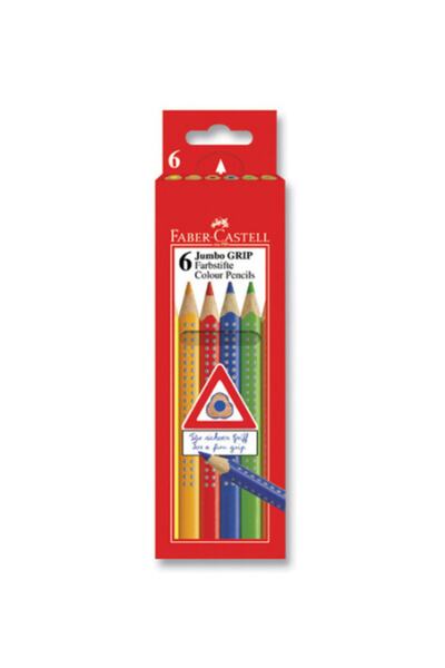 Faber Castell Faber-castell Jumbo Grip Boya Kalemi 6 Renk