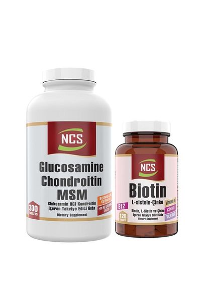 NCS Glucosamine Chondroitin Msm 300 Tablet + Biotin 120 Tablet
