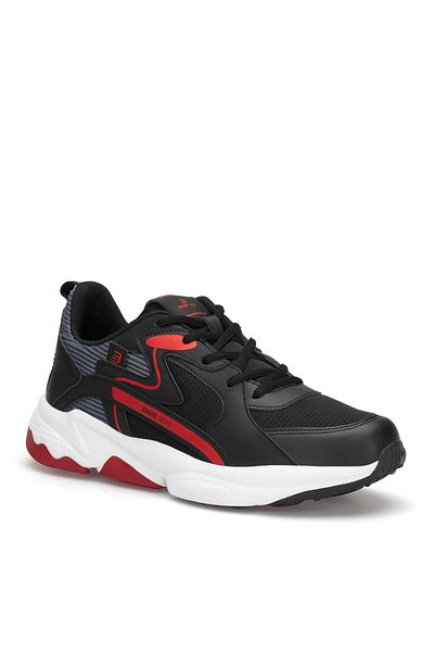 DARK SEER Schwarz-roter Herren-Sneaker