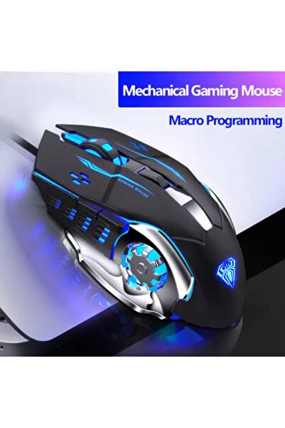 TG Profesyonel Oyuncu Mouse Ile Rakiplerin Oyundan Kaçacak Işıklı Kablolu Rgb...