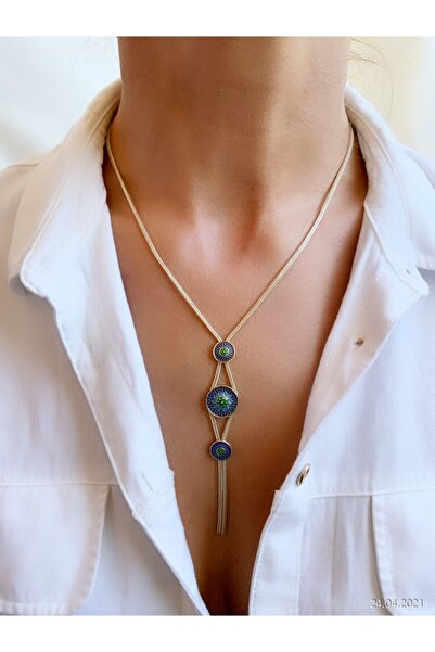 Midyat Gümüş Midyat Hasırı Renkli Tasarım Set 925 Ayar Gümüş