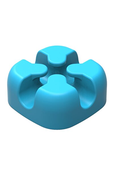 Orico Cbsx-bl Cross Shaped Silicone Cable Clips, Blue, Pack of 5