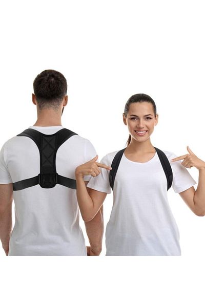 Ankaflex Unisex Standard Size Όρθια Στάση Κορσές μαύρο