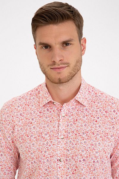 Pierre Cardin Cămașă portocalie cu ajustare normală