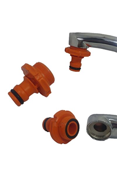 HMO Dizayn Mix Hortum Batarya Bağlantı Adaptörü/bağlama Aparatı- 1/2" Hortum Musluk Bağlantı Adaptörü