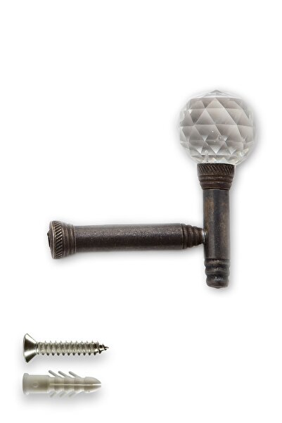 wenthi Suport pentru perdea din cristal antic, Renso Venti