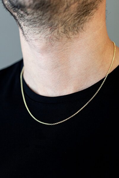 Cenova Kuyumculuk 14 Ayar Altın 45 Cm Erkek Zincir Kolye