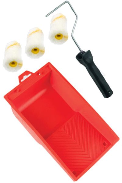 FırsatYapıMarket Roller Set 5 Cm + Pan Paint Container Luxury