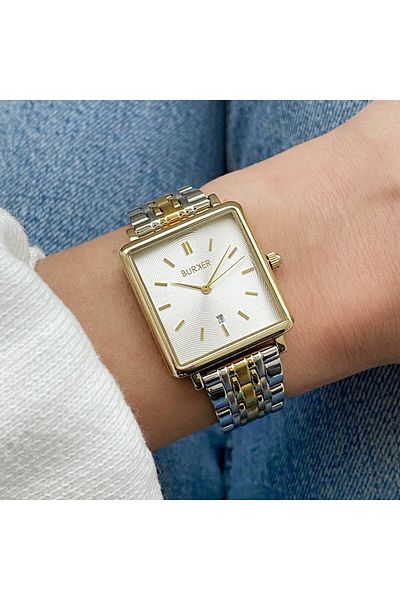Burker Uhren Damenuhr Daisy Gold Silber