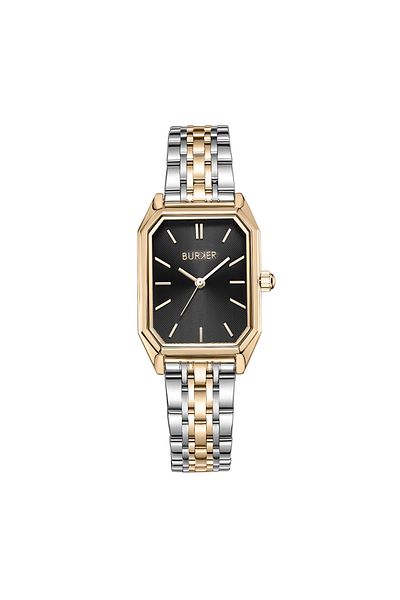 Burker Uhren Damenuhr Isabell Schwarz Gold Silber