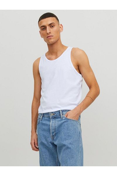 Jack & Jones Tanktop Einfarbig Rundhals Tanktop