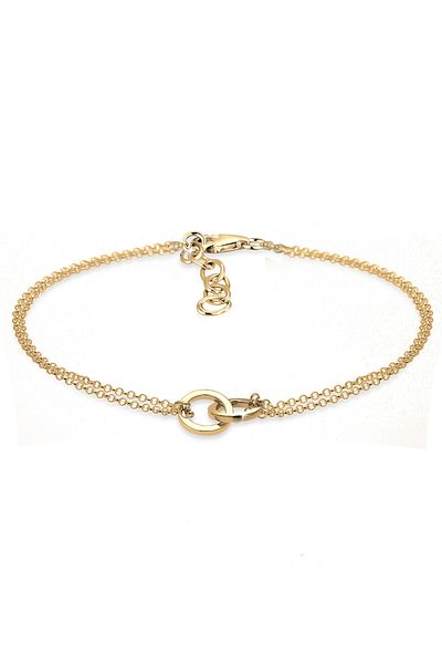 ELLI Geo Minimal 925 Sterling Silber Armband – Damen-Kreis