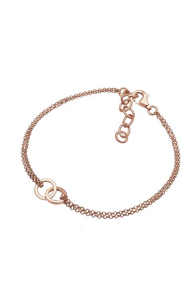 ELLI Geo Minimal 925 Sterling Silber Armband – Damen-Kreis