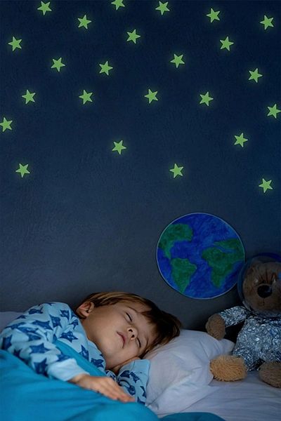 Giraffe Sticker 200 Pieces Phosphorescent Star Decorative Sticker - Glowing Dark, Ornament Christmas Decor