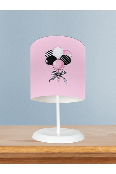 LİDERHOME Baby & Children's Room - Lampshade with Ribbon and Balloons Pattern