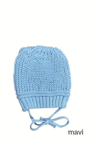 Akface knitted girl boy newborn pink blue winter autumn baby beanie