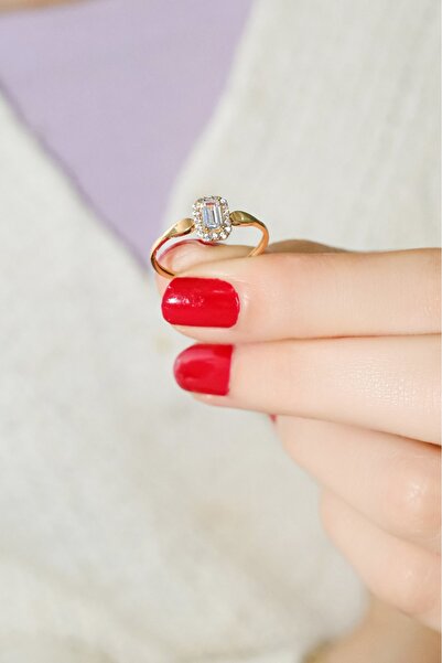 aytekgold Baget Yüzük 8 ayar