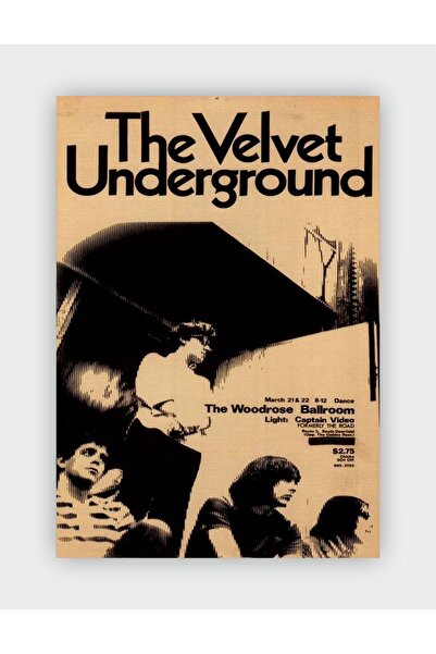 The Velvet Underground Vintage Wall Poster - Wall Decor - Thick Paper - Frameless