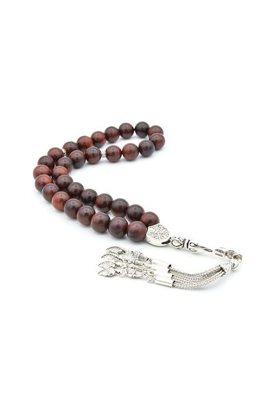Murty99 Silver Plated Tasseled Globe Cut Giant Size Blood Tree Rosary
