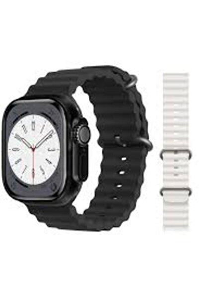 Basriko Microwear W68 +Plus 49 MM Akıllı Saat (İthalatçı Garantili) Siyah