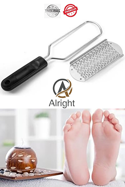 Alright Dar Ağızlı Deri Topuk Törpü Ayak Topuk Rendesi Pedikür Aleti XL73 (Fo...