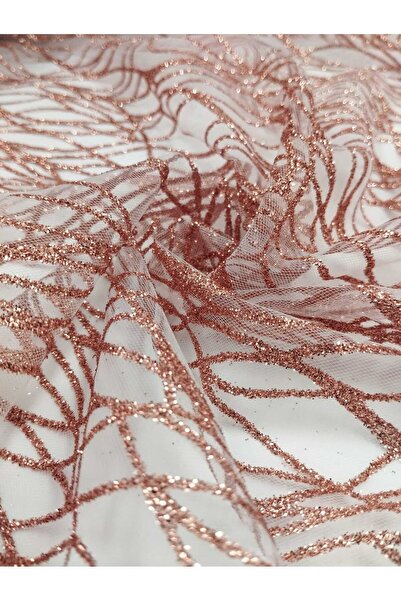 Bursa Kumaş Simli Abiyelik Tül Kumaş