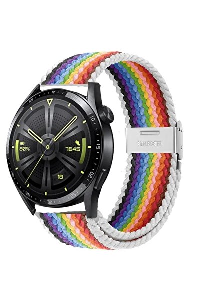 Clemon Xiaomi Mi Watch S1-Mi Watch S1 Active سوار مرن مقاس 22 ملم مع مشبك معدني