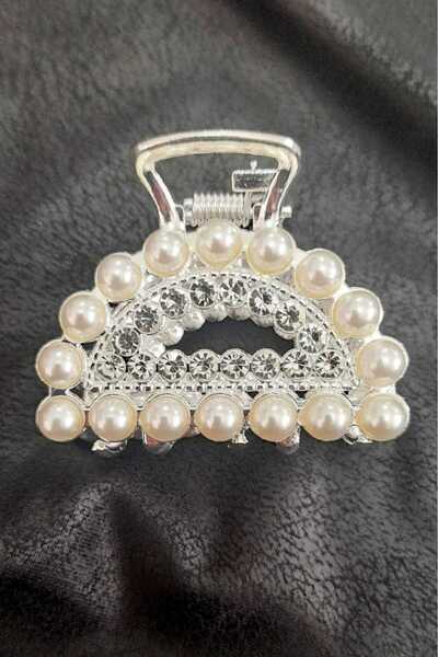 ella'nın çarşısı Μεταλλικό κούμπωμα με πέτρες και πέρλες. 1 Τεμάχιο.