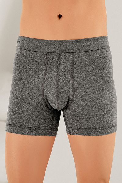 Şahinler Cotton/lycra Men's Boxer Dark Gray Color Me031-k.gra