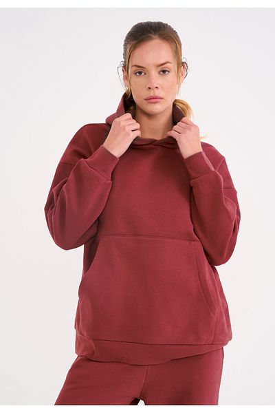 La Sarta Joda Unisex Claret Red Tracksuit Set