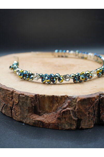 gelinmz Πλήρως χειροποίητο κομψό και κομψό στέμμα γάμου και αρραβώνων και αξε...