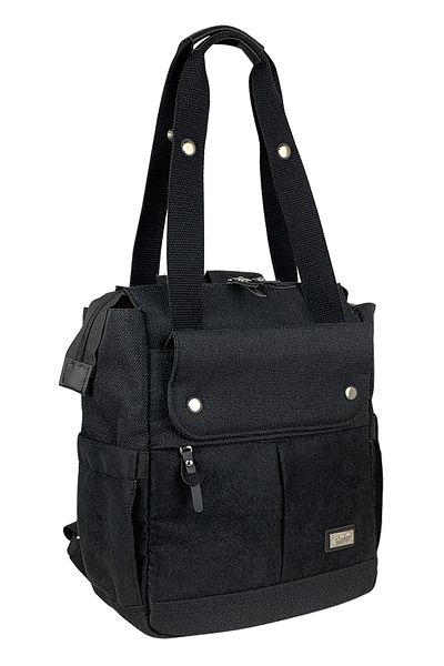 Stylo Platinum 2 In 1 Mother Baby Care Backpack and Shoulder Bag-black