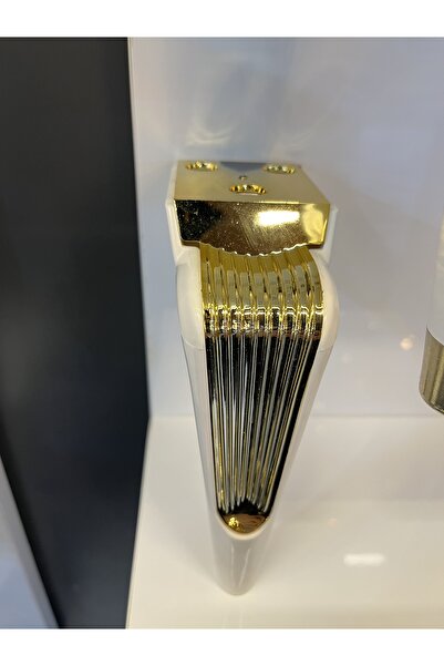 Taşkın Aksesuar Picior din plastic dur Legend 15 cm Fotoliu din aur alb Mobilier pentru unitate TV modernă Dulap Noptiera aurie Puf