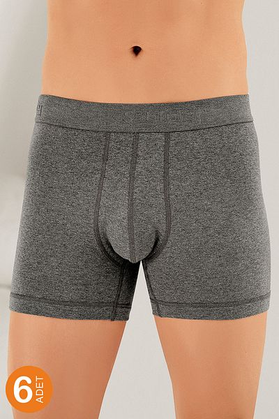 Şahinler Pack of 6 Lycra Boxers K.gr Tme031