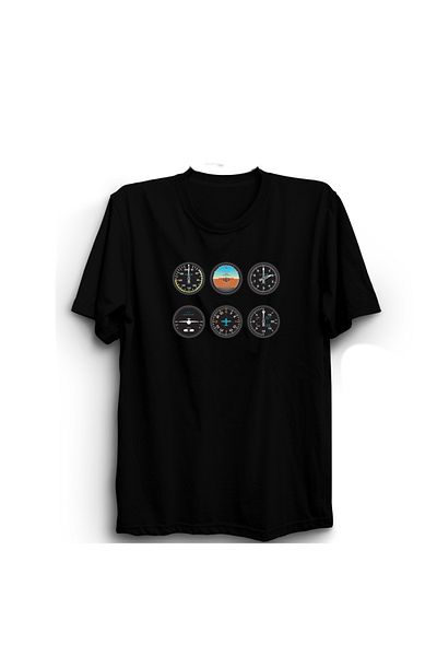 The Fame Avion, Borda, Tablou de bord, Pilot, Avion, Cockpit, Cockpit Tricou