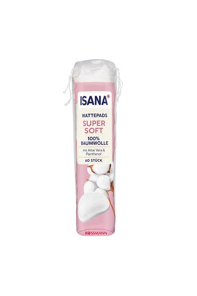 ISANA Disc Cotton Aloe Vera And Provitamin B5 Super Soft 60 pcs