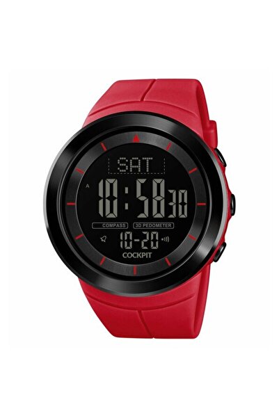 Cockpit S2403 ساعة يد رجالية حمراء