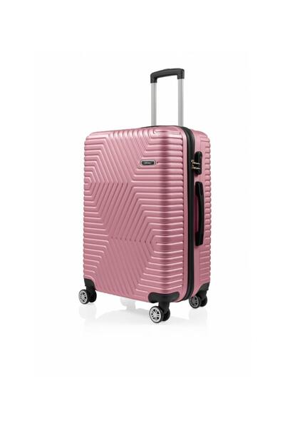 DZC KUZENLER AVM VALİZ Gedox G&d Polo Suitcase Abs Orta Boy Lüx Seyahat Valizi