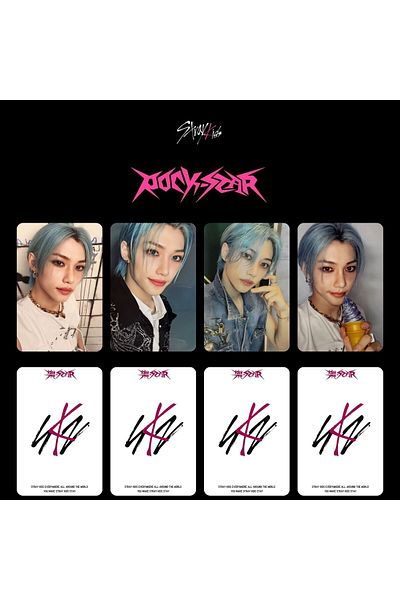 Kpop Dünyasi مجموعة ألبومات STRAY KIDS Felix "Rock Star" للكمبيوتر الشخصي
