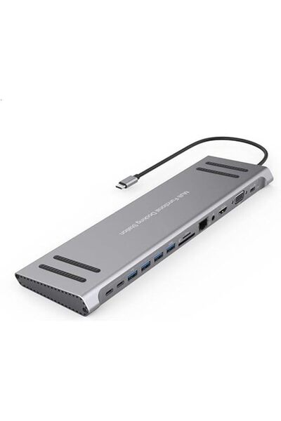 Larymary Apera Gn-79 Laptop Dock Istasyonu 14 In 1 Usb 3.0 Type-c Adaptör Hub...