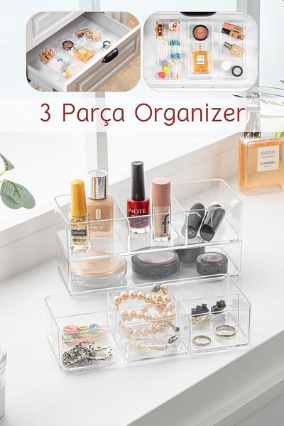 Nandy Home STD 3 Piece Classic Organizer Σετ - Εσωτερικό Συρτάρι