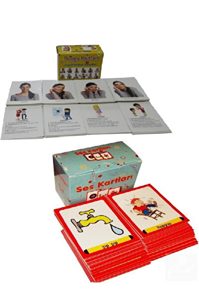 Yuka Kids Ses Kartları ve Duygu Kartları Set