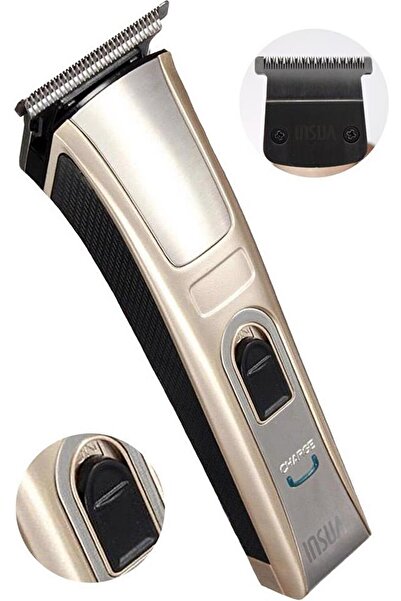 Insua At-128 Tıraş Makinesi Profesyonel Yakın Kesim T Bıçak Saç Sakal Traş Ma...